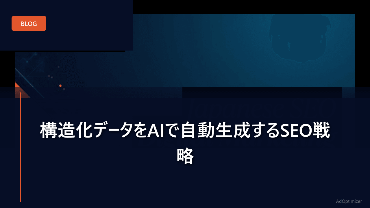構造化データをAIで自動生成するSEO戦略